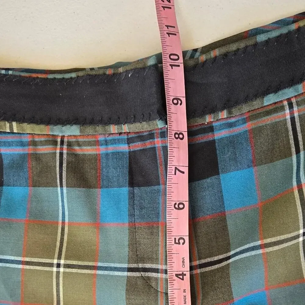 L.A.M.B. gwen stefani Womens plaid cropped pants shorts y2k 2000s 6